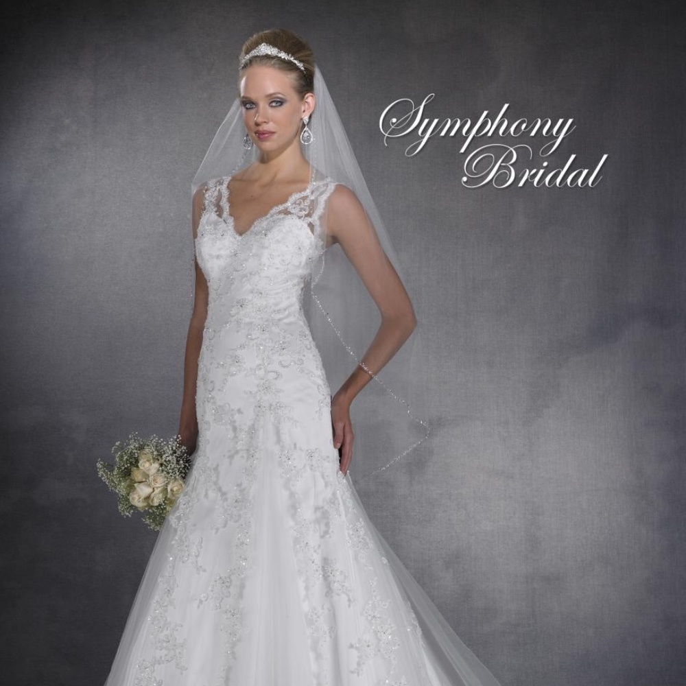 SYMPHONY BRIDAL GOWNS S2907 SIZE 18